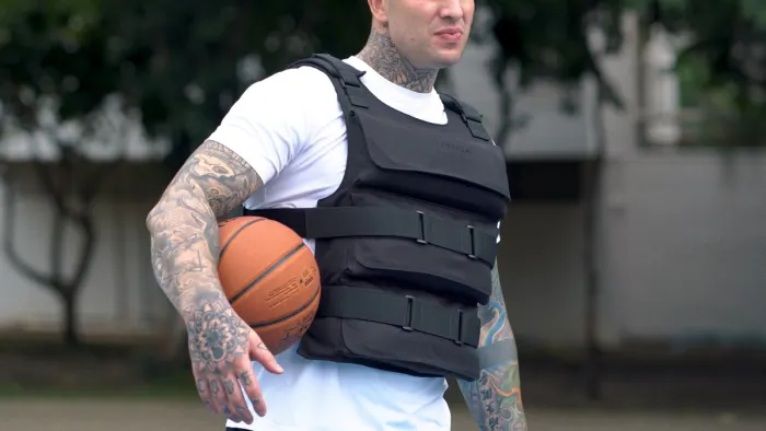 Side view of the vest